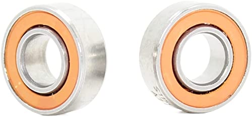 Roulements de moulinet SMR104 2RS en acier inoxydable et céramique hybride ABEC7