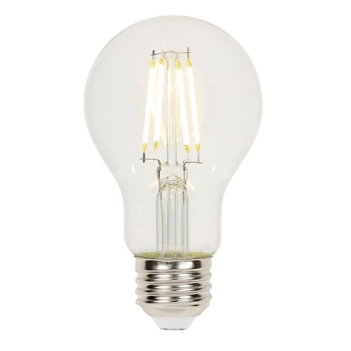 Image of Westinghouse Lighting 5257000 4.5 Watt (40 Watt Equivalent) A19 Dimmable Clear Filament LED Light Bulb, Medium Base