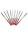 Harrier Guitar Nut Files Needle Fret Saddle Files Guitar Repair Luthier Tool Set of 10Pcs.