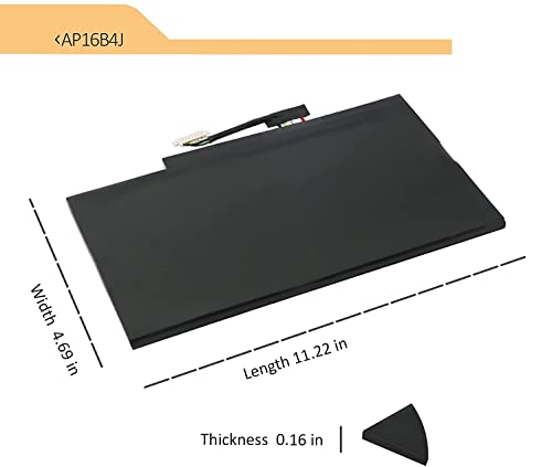 Bateria de laptop para AP16B4J Acer Aspire Switch Alpha 12 SA5-271 SA5-271P SA5-271-300K SA5-271P-32