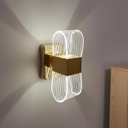 Lyse Decor Wall Lights for Home Decoration, Wall Lamps for Bedroom/Living Room, Bathroom Mirror Side Lamps, Led Wall Lamps (3 in 1 Natural, Cool and Warm)