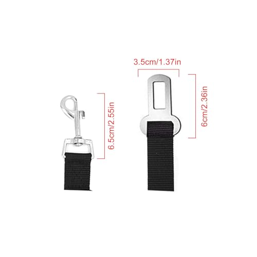 Laisse de voiture chien réglable BLMHTWO pour sécuriser les trajets - 10