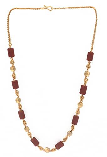 Image of Radha's Creations jewellery GSB mangalorean chain for women one gram gold