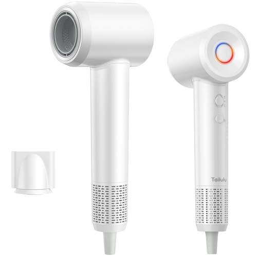 ドライヤー【革新版・20ｓで速乾!・8億イオン髪質改善・AIマート温度制御】超大風量ヘアドライヤー 速乾 軽量 8億高浸透マイナスイオン 静電気抑制 ブラシレスDCモーター NTC恒温ヘアケア 高速ドライヤー 低騒音 ２段階風量調整 温冷風自動切替 過熱防止 マグネット式ノズル付き コンパクト 持ち運び便利 家庭用/サロン/寮用/旅行用PSE認証済み ホワイト