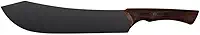 Faca para Carne Tramontina Churrasco Black com Lâmina de Aço Inox Escurecido e Cabo de Madeira 10", 22844110