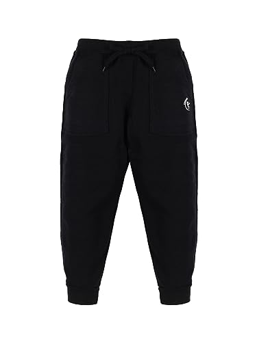 Image of KiddoPanti Boys Solid Fleece Track Pants | Cotton Poly Fleece Fabric | Ankle Length Bottom Rib | 2 Front Patch Pocket | Elastic Waist & Drawcord | Jogger Track Pants for Boys