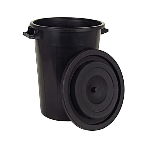 Poubelle Spetebo 100L Noir Cover