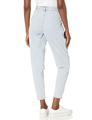 Armani Exchange Women's Jacquard Denim Effect Tapered Pants2