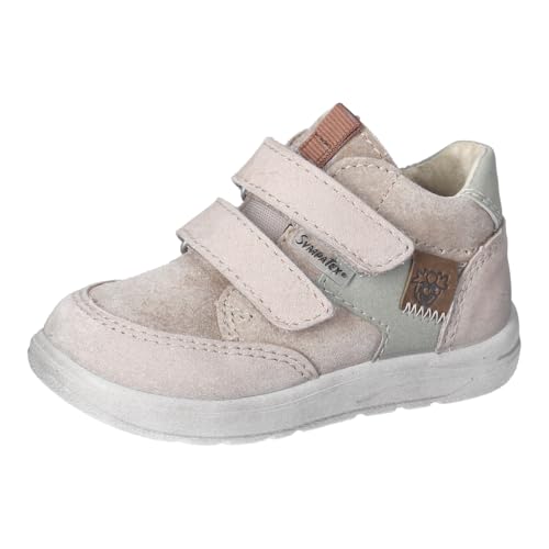 RICOSTA Jungen Low-Top Sneaker Kito, Kinder Lauflernschuhe, Weite: WEIT, lose Einlage, Sympatex, Booties, Klettstiefel, Tundra/grün (660), 25 EU