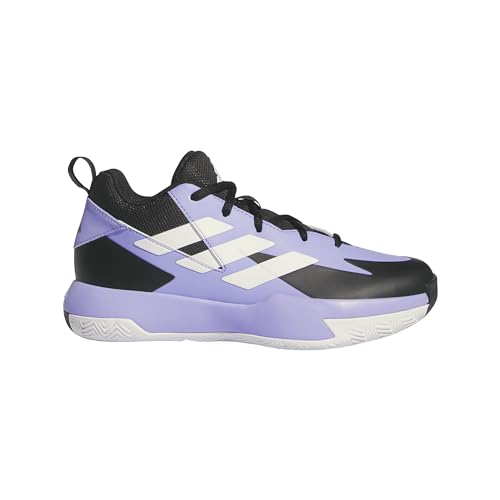 adidas Cross 'Em Up Select Basketball Sneaker, Blue Spark/Black/White, 6.5 US Unisex Big Kid