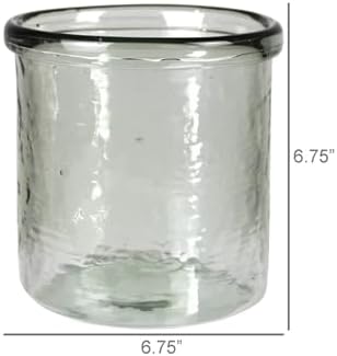 HomArt Banded Cylinder, Glass - Med