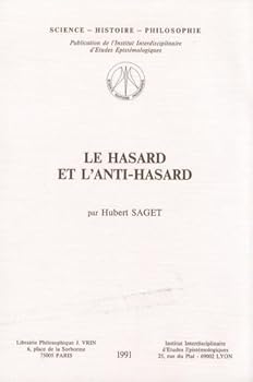 Paperback Le Hasard Et l'Anti-Hasard [French] Book