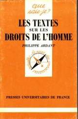 TEXTES SUR LES DROITS DE L'HOMME QSJ 2538