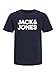 Produktbild JACK & JONES Junior Jungen Jjecorp Logo Tee Ss Crew Neck Noos Jr T-Shirt, Navy Blazer 2, 152