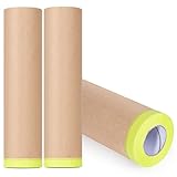 3-Piece Set, Masking Tape Protective Paper | for Auto Overlay Masking, Home Protection, Paint Maskin