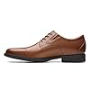 Clarks Men's Whiddon Cap Oxford, Dark Tan Leather, 13 UK #4