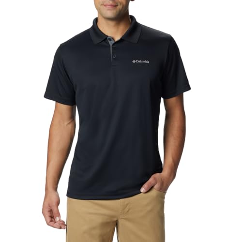 Image of Columbia Men Omni-Shade Utilizer Polo Tshirt for Hiking | Trekking | Camping | Safari | Travel | Lifestyle | Sun Protection