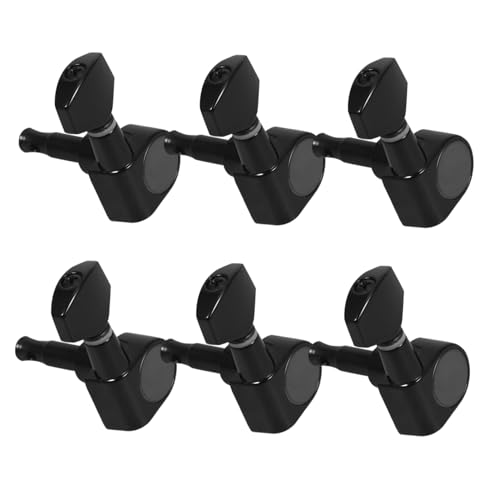 ibasenice 6Pcs Guitar Tuning Pegs Durable Enclosed Locking Tuners for Electric Acoustic Guitars Easy Installation Precision Tuning Keys Replacement Accessories for Enhanced