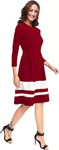 Image of LookMark Cotton A-Line Knee-Length Women's Dress