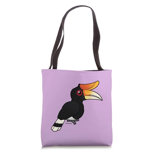 Rhinoceros Hornbill Cute Cartoon Birdorable Bird Tote Bag