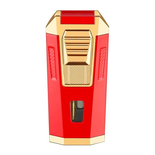 Encendedor resistente al viento recargable con llama ajustable para barbacoas 2
