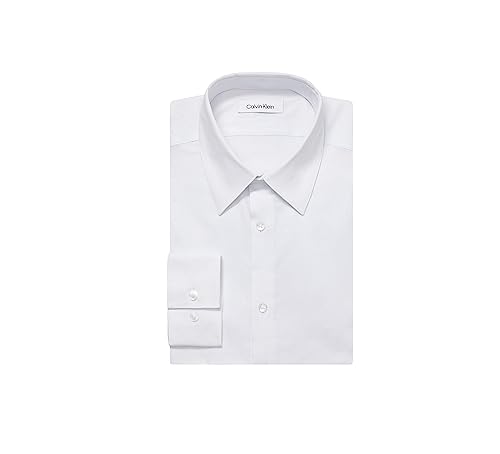 Calvin Klein Men's Dress Shirts Slim Fit Non Iron Solid3