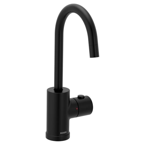 Moen Instant Hot SIP Faucet with Insulated Spout Matte Black 2-Step Activation and Hands-Free Filling Requires Tank Sold Separately IH7660BL
