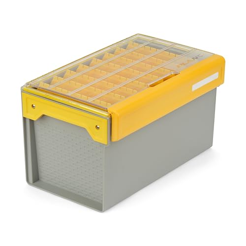 Image of Plano EDGE Deep Hang Box, Stores 48 Crankbaits, with Rust-Preventive Rustricor, Dri-Loc Watertight Seal, WaterWick, DuraView Transparent Lid, Stackable Storage for Fishing Organization