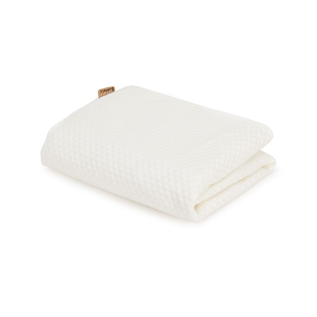 CuddleCo Cot Bed Waterproof Mattress Protector 140x70cm - Hypo-allergenic Fitted Sheet for...