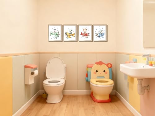 Image of Frimeeme Airplane Nursery Prints,Set of 4,8x10,Unframed