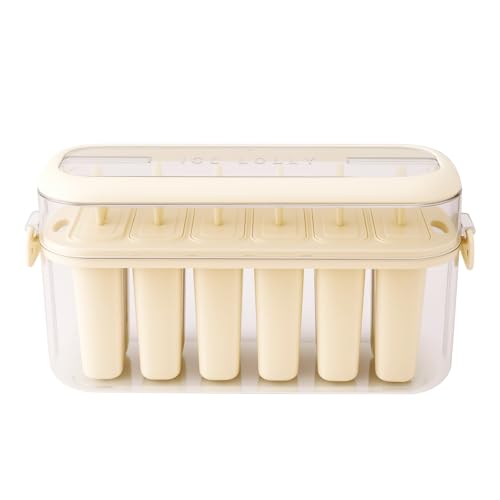 Tragbar Eisformen Silikon Eisformen mit 2 Tragegriffen Eis am Stiel mit Versiegeltem Deckel Popsicle Formen Set Eisförmchen mit Stiel Ice Cream Lolly Mold DIY Eiscreme Mold für Kinder Erwachsen Tragbar Eisformen Silikon Eisformen mit 2 Tragegriffen Eis am Stiel mit Versiegeltem Deckel Popsicle Formen Set Eisförmchen mit Stiel Ice Cream Lolly Mold DIY Eiscreme Mold für Kinder Erwachsen