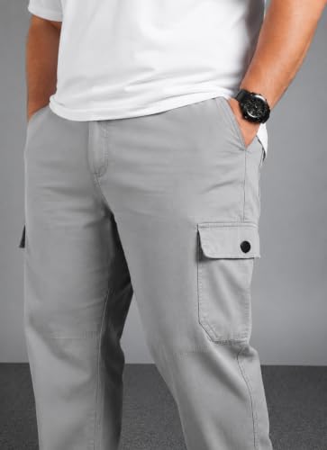 Image of INKKR Men Plus Size Cargo Pants || Plus Cargo Pants Cotton || 2XL-6XL