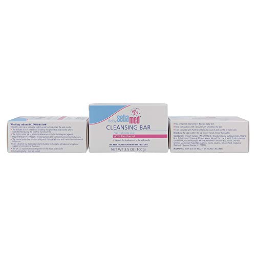 Image of Sebamed Baby Ultra Mild Cleansing Bar - Hypoallergenic Non-irritating Cleanser with Vitamins and Amino Acids 3.5 Ounces (100g) (3)