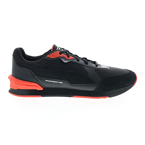 PUMA Mens Porsche Legacy Low Racer Motorsport Lace Up Sneakers Shoes Casual - Black2