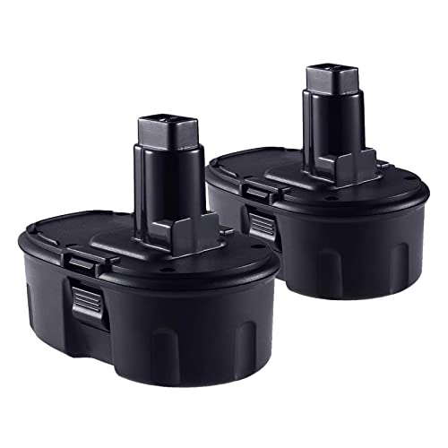DC9096 2 Stück 3600mAH Ersatzakku für Dewalt 18V NI-MH Akku DE9098 DC9098 DE9039 DE9095 DE9096 DW9096 DW9095 DW9098 388683-12 651034-01 Cover
