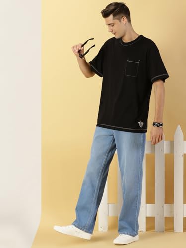 Image of Thomas Scott Men's Mid Rise Relaxed Jeans (Tsj072-80 Mid Blue3