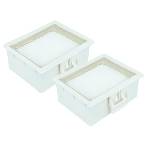 vhbw 2x filtro compatibile con Bosch BGLS42035, BGLS2FRESH, BGL4TOP, BGL6HYG, BGL6, BGLS42009 aspirapolvere - filtro HEPA aria di scarico bianco