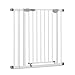 Hauck Cancelletto di Sicurezza per Bambini Autoclose N Stop incl. Estensione da 9 cm / Chiusura Automatica / da 84 a 89 cm / a Pressione / Porte e Scale Interne / Estensibile / Metallo Bianco