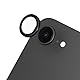 RhinoShield 9H Tempered Glass Kameraprotektoren, kompatibel mit [iPhone 16e] | Stoß- und Kratzfest, hohe Klarheit, explosionssicheren Schutz, Anti-Beschlag-Technologie - Schwarz