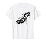 Questa camicia da motociclista Speedway è perfetta per tutti i ragazzi e le ragazze e gli appassionati di moto Speedway, Dirt Track Race e Gran Bretagna Flat Track Racing.