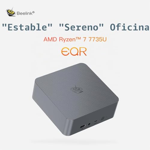 Miniatura 2 de Beelink Mini Pc Amd, Ryzen 7 6800u 8c 16t Hasta 4,7ghz , Eqr6 Mini Ordenador 32gb Lpddr5 1tb M.2 Pcie4.0 Ssd, 4k Dual Display,Dual Hdmi, Dual 1000m Lan,Wifi6, Bt5.2