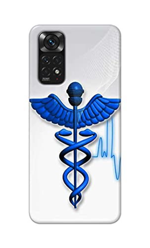 Image of Printed Hard Back Cover Case for Mi Redmi Note 11 4G Back Cover (Medical Doctor) -1803