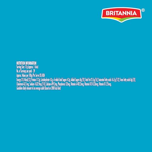 Image of Britannia The Laughing Cow Cheese Slices, 663g (Pack of 39), Pale White