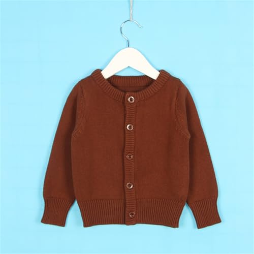 Girls Knit Cardigan Plain Lightweight Button Down Open Front Sweater Kids Toddler Breathable Casual Sweater Coats4