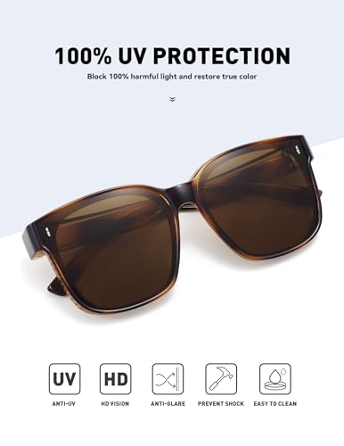MEETSUN Lightweight Oversized Fit Over Glasses Sunglasses for Women Trendy Square Polarized Sun Glasses for Driving2