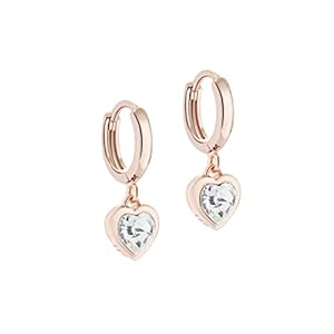 Ted Baker Hanniy Crystal Heart Huggie Ea...