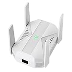 2025 AC2100 WiFi Extender - WiFi Extender Signal Booster with Gigabit Ethernet Port, WiFi Booster Dual-Band(5.8G&2.4G) Coverage to 12888 sp.ft, Faster Speed, Compatible with Multiple Devices