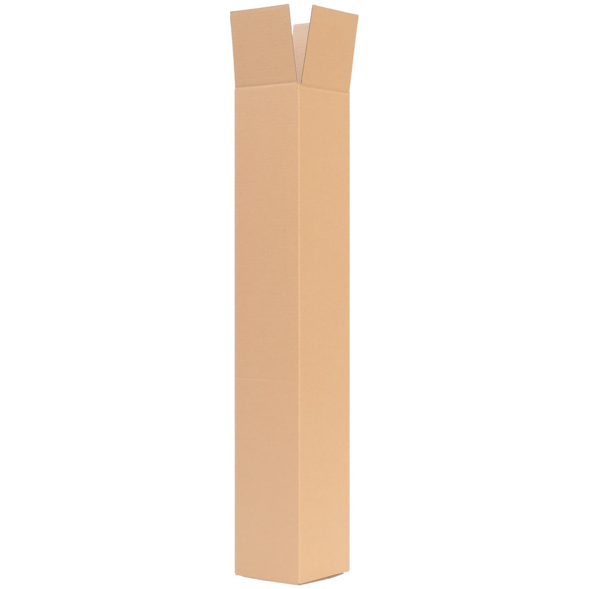 verpacking Tubi di spedizione quadrati 655 x 105 x 105 mm marroni [versione e quantità selezionabili] cartone per spedizione a onda singola 100 pezzi