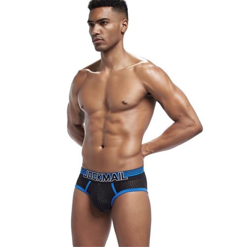JOCKMAIL 4Pack/PCS Men's Underwear Briefs Mens Sexy Briefs Breathable Comfortable U Pouch Breathable Mesh Underwear2