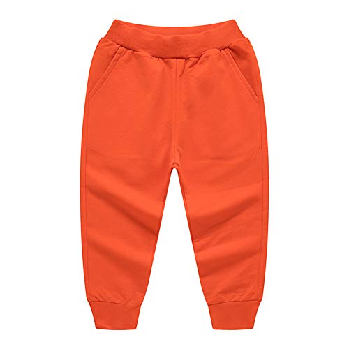 HAXICO Unisex Kids Solid Cotton Drawstring Waist Winter Pants Toddler Baby Bottoms Active Sweatpants - //coolthings.us